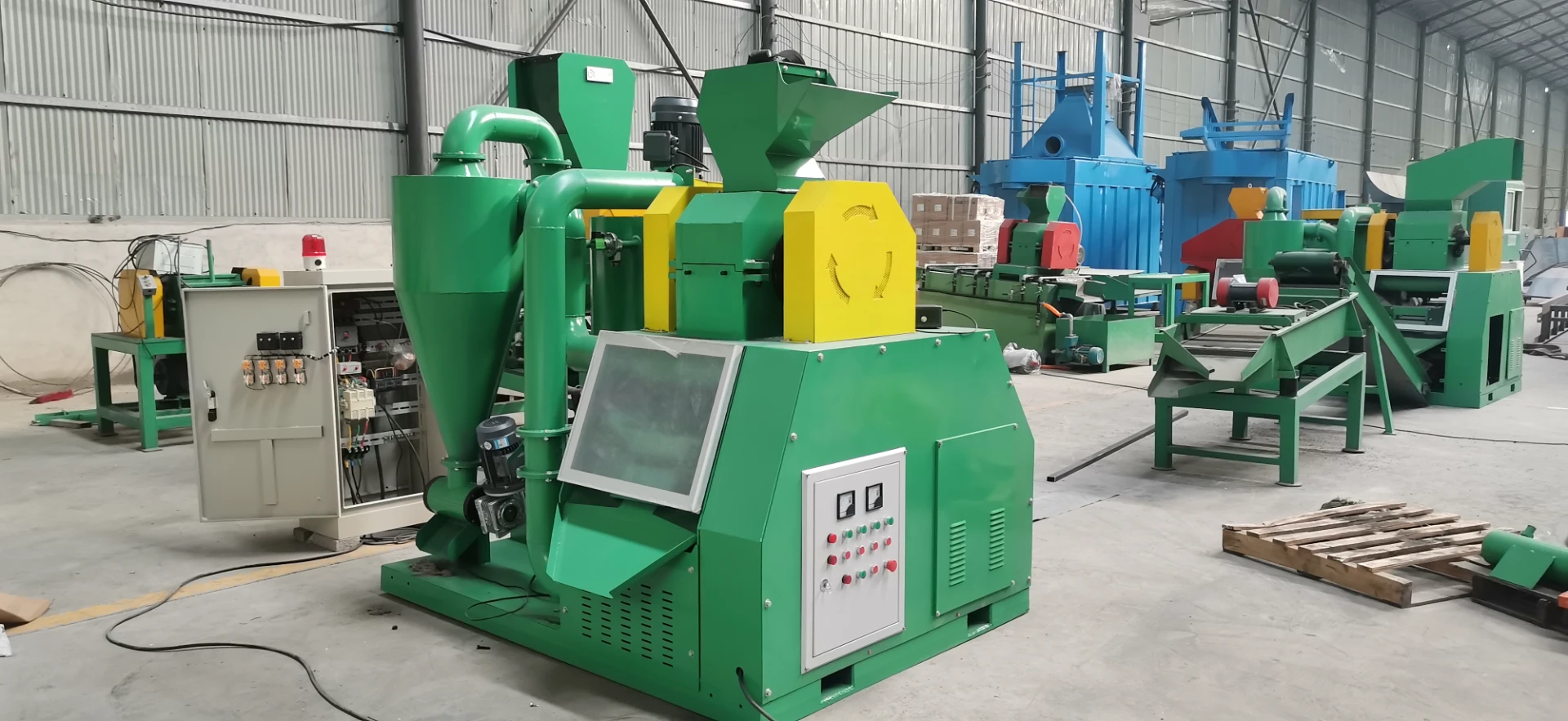 scrap copper wire granulator machine